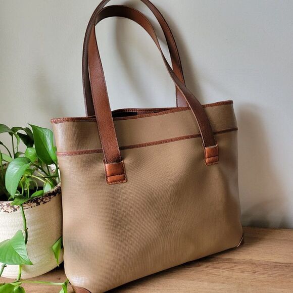 EUC VINTAGE CABIN CREEK LEATHER TOTE LARGE - Picture 12 of 16